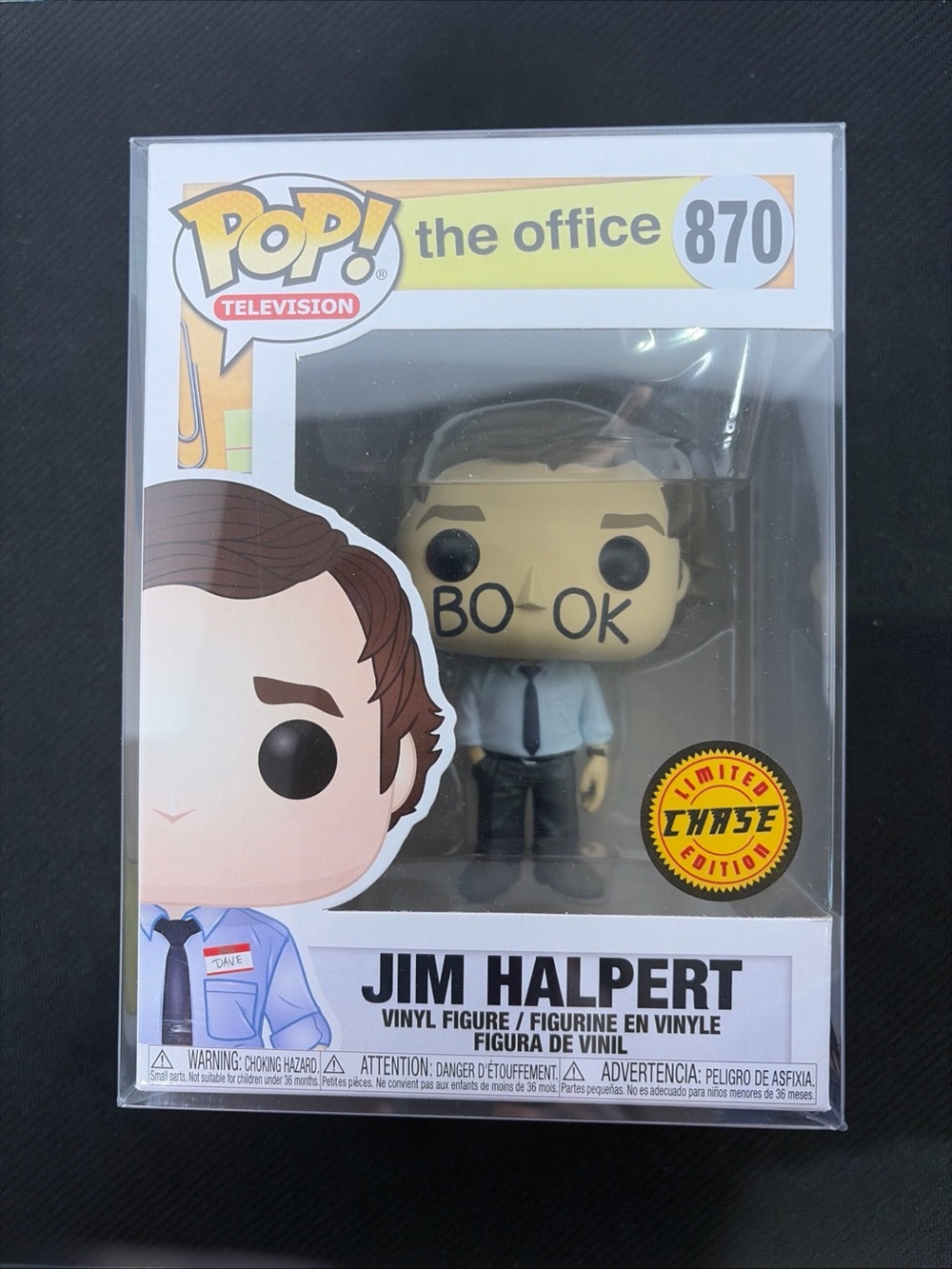 Pop Television The Office 3.75" Action Figure Exclusive - Jim Halpert #870 Chase